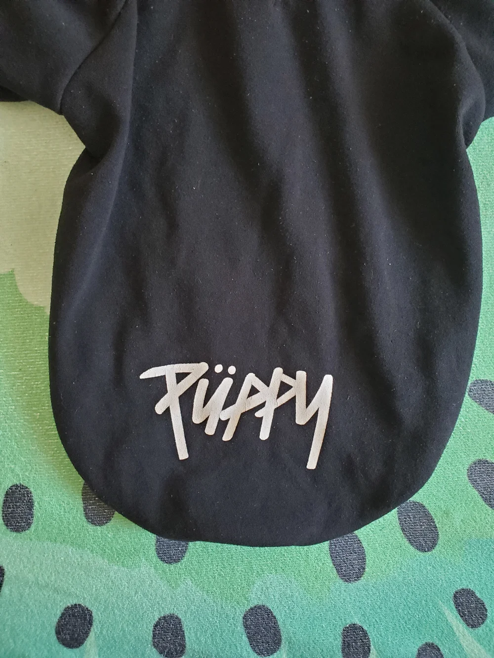 Puppy Black Street Hoodie For Small/Medium Dogs